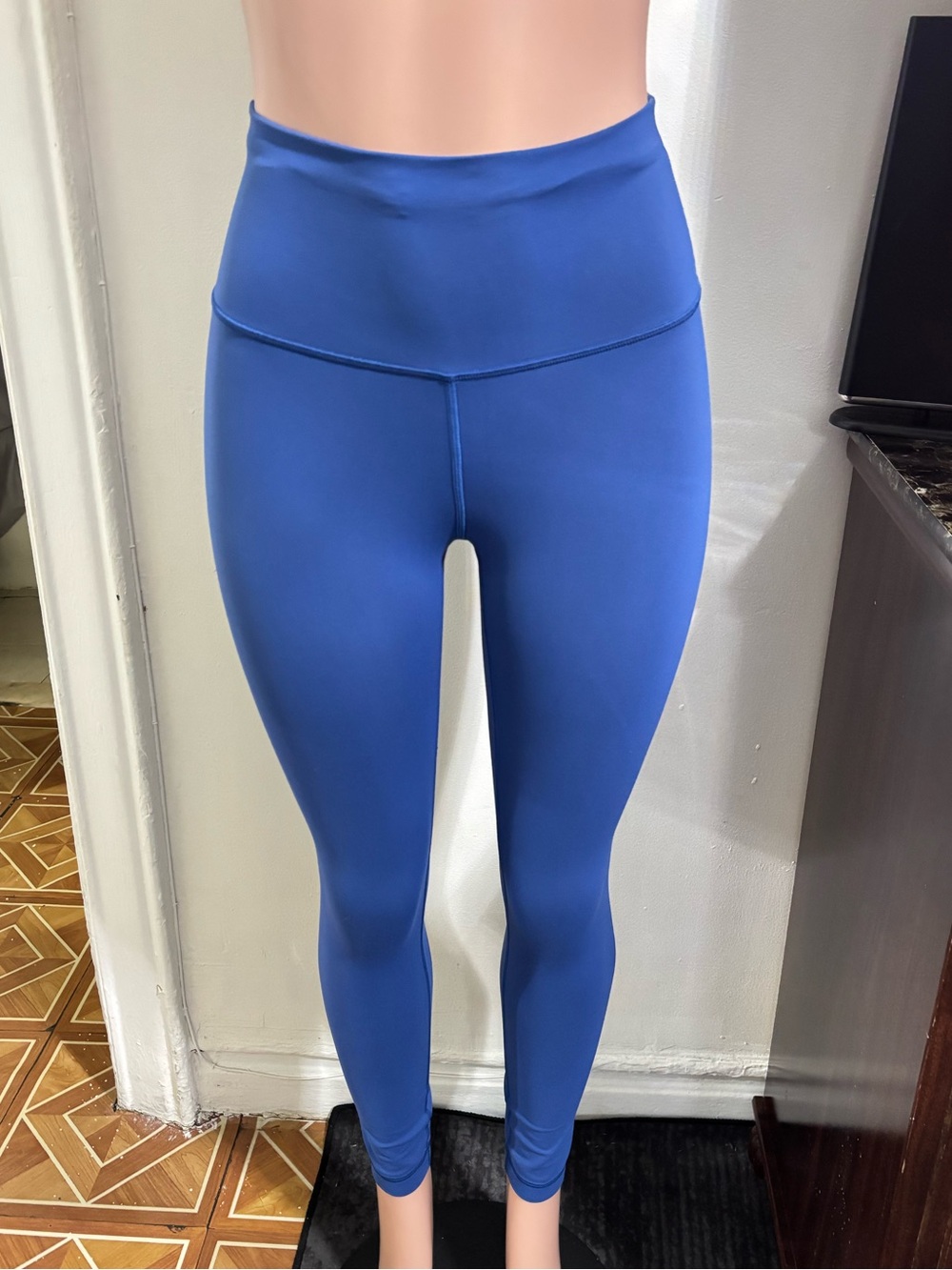LULULEMON ATHLETICA Women’s High-Waist Full Length Blue Performance Leggings - Picture 3 of 13